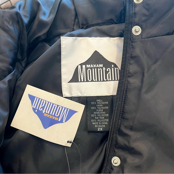 NWT Maxam Mountain Faux Fur Trimmed Puffer Jacket 2XL - Picture 13 of 14